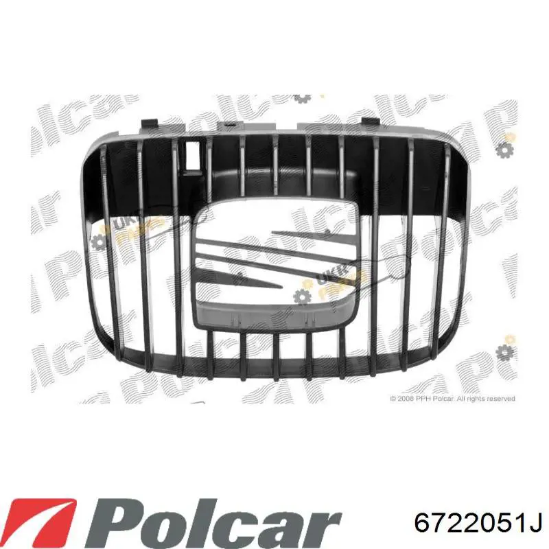 Купити 1M0853651F VAG Захисна решітка радіатора