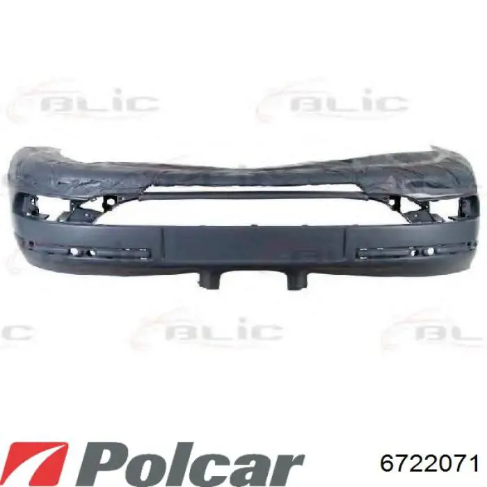 Передній бампер 6722071 Polcar