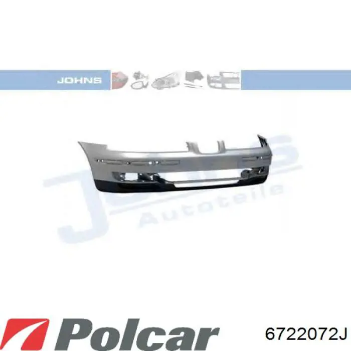 6722072J Polcar бампер передній