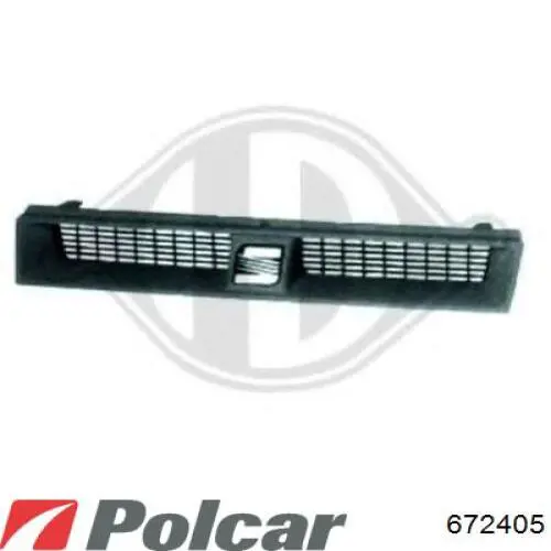  Решітка радіатора Seat Altea 