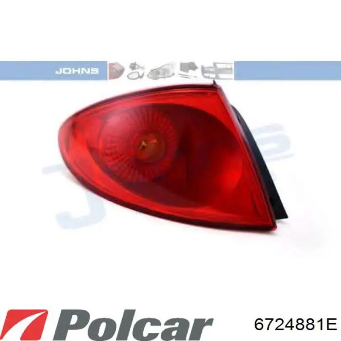 Задні ліхтарі Polcar 6724881E ціна, від 56.37 USD