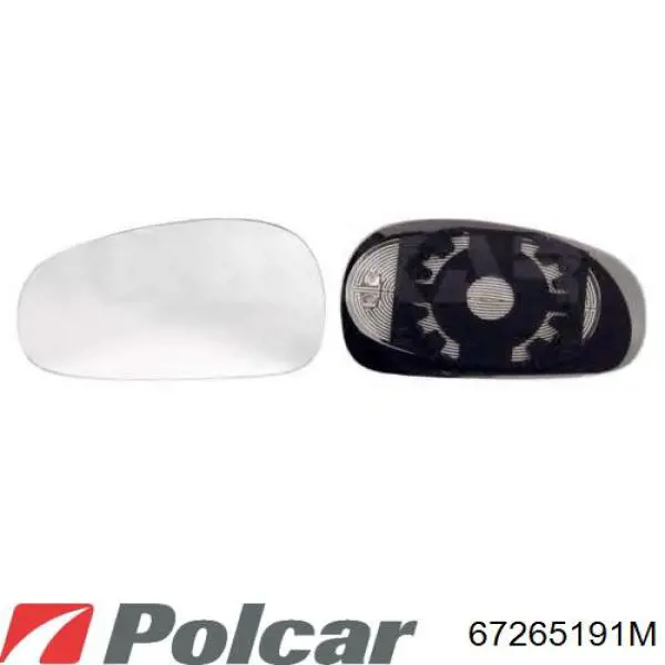 Ліве бічне дзеркало Polcar 67265191M ціна, від 49.31 USD