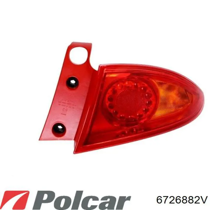 Ліхтар задній правий, зовнішній 6726882V Polcar