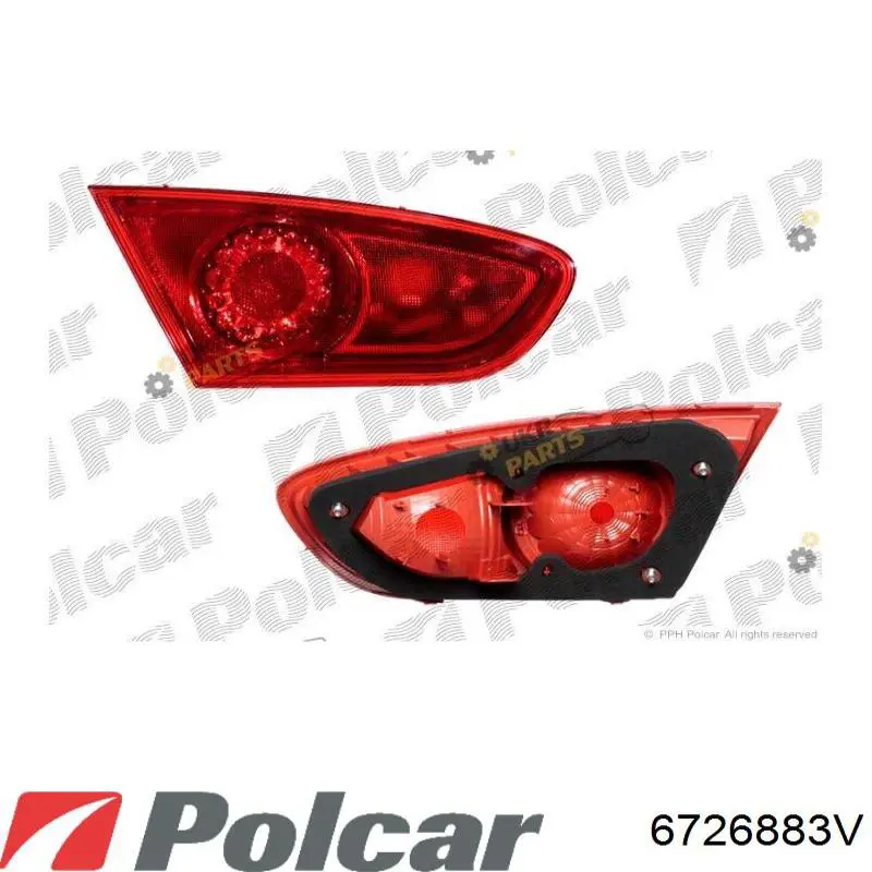 Стоп задній Polcar 6726883V ціна, від 68.04 USD
