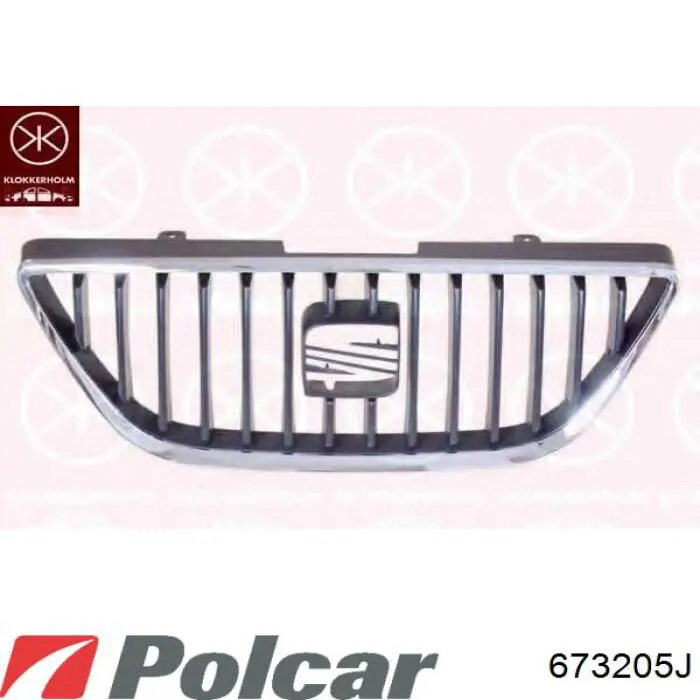 673205J Polcar Решітка радіатора
