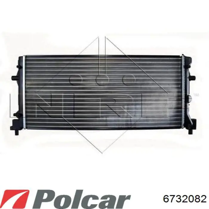 6732082 Polcar радіатор охолодження двигуна