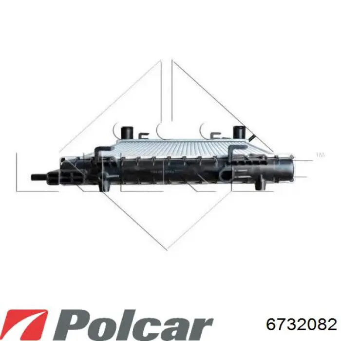 Купити 6732082 Polcar Радіатор двигуна