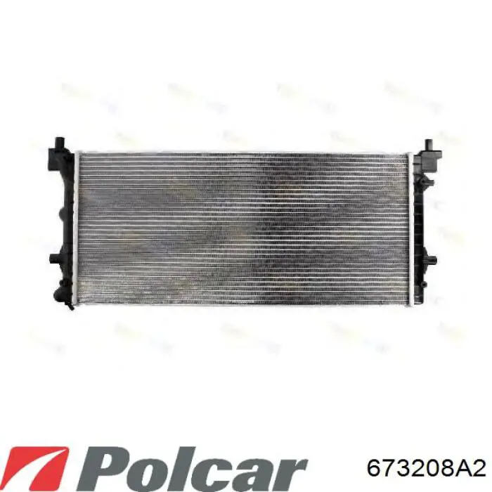 Радіатор 673208A2 Polcar