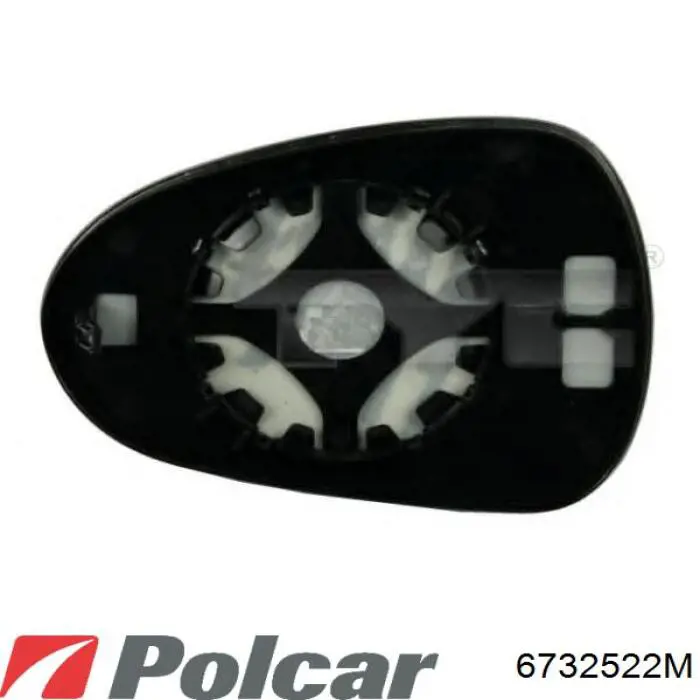 Праве бічне дзеркало Polcar 6732521M ціна, від 33.03 USD