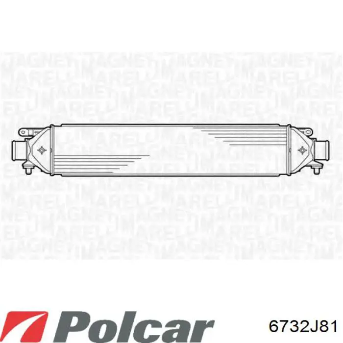 Інтеркулер 6732J81 Polcar