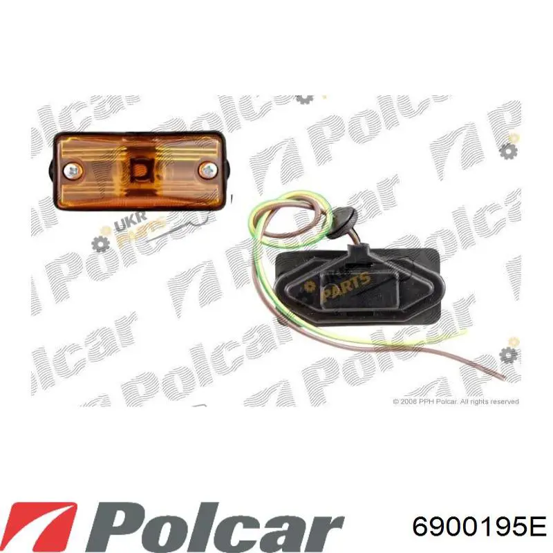Повторювач повороту на крилі 6900195E Polcar