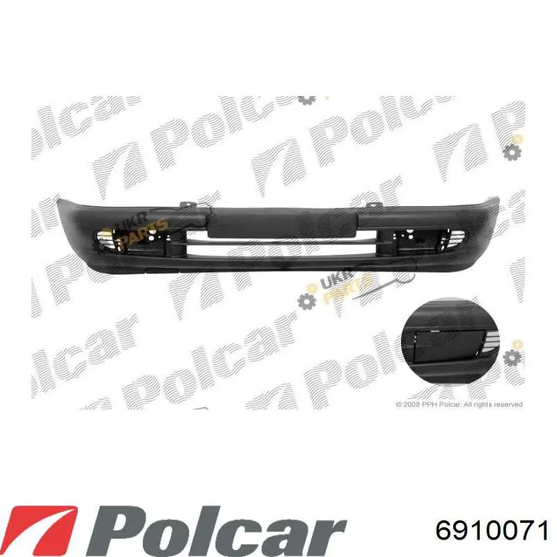 Бампер на авто Polcar 6910071 ціна, від 38.83 USD