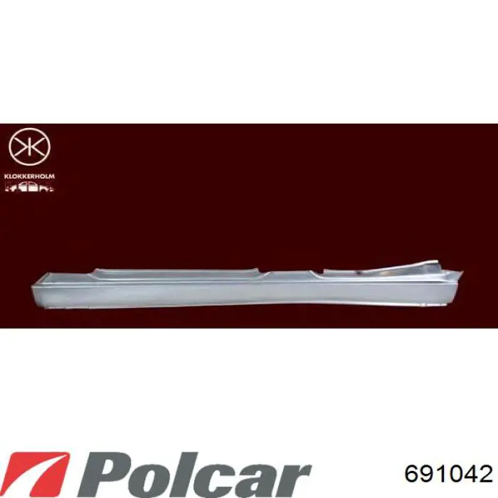 Підсилювач порога правий Polcar 691042 ціна, від 27.27 USD
