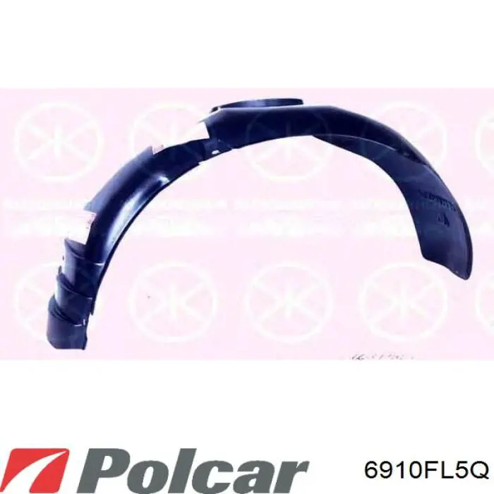 6910FL5Q Polcar Підкрилок переднього крила, лівий