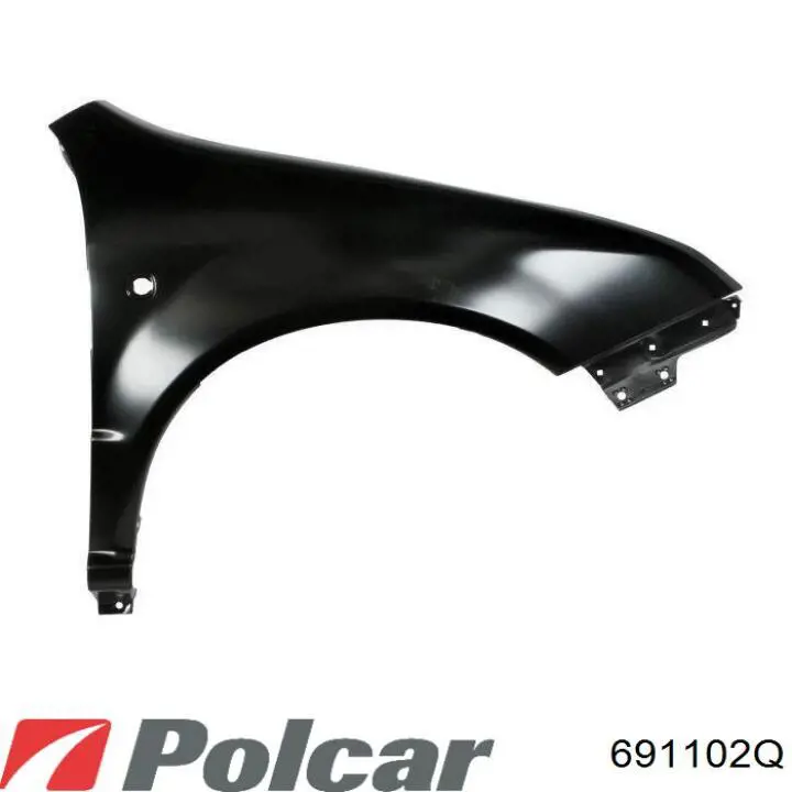 Крило переднє праве Polcar 691102Q ціна, від 47.93 USD