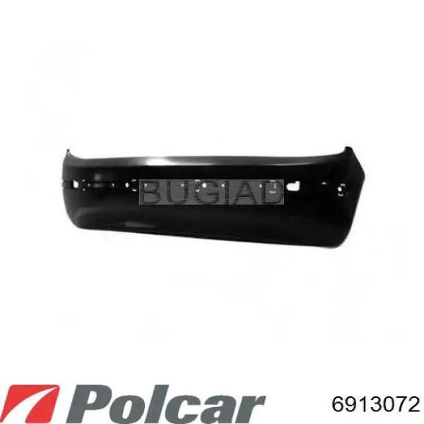 6913072 Polcar Бампер передній в зборі