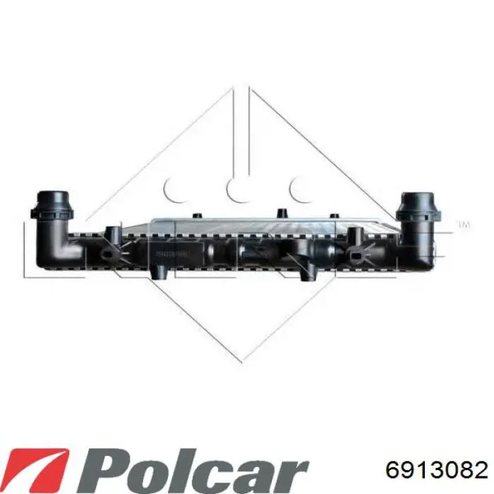 Радіатор охолодження двигуна 6913082 Polcar