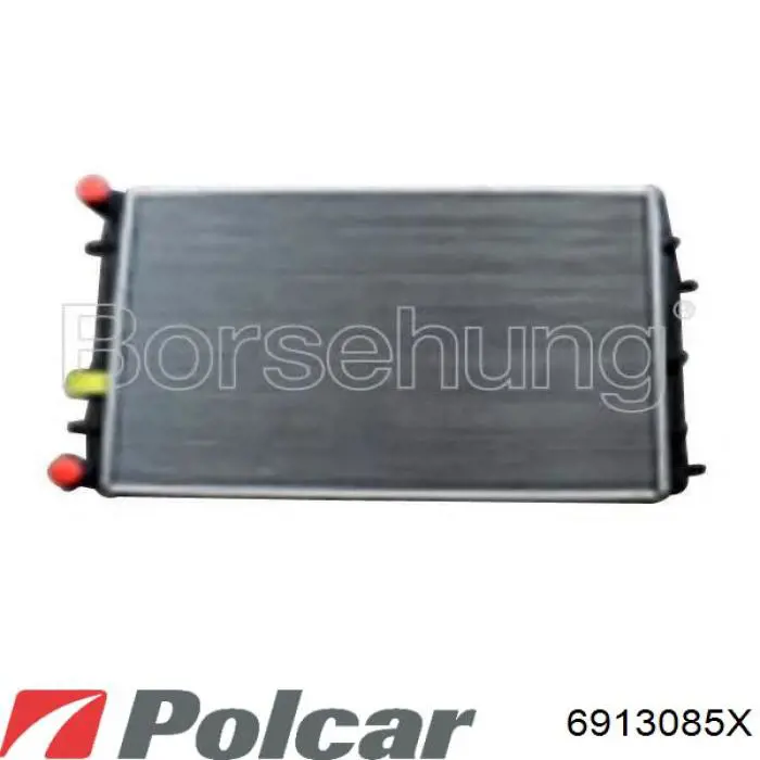 6913085X Polcar радіатор охолодження двигуна