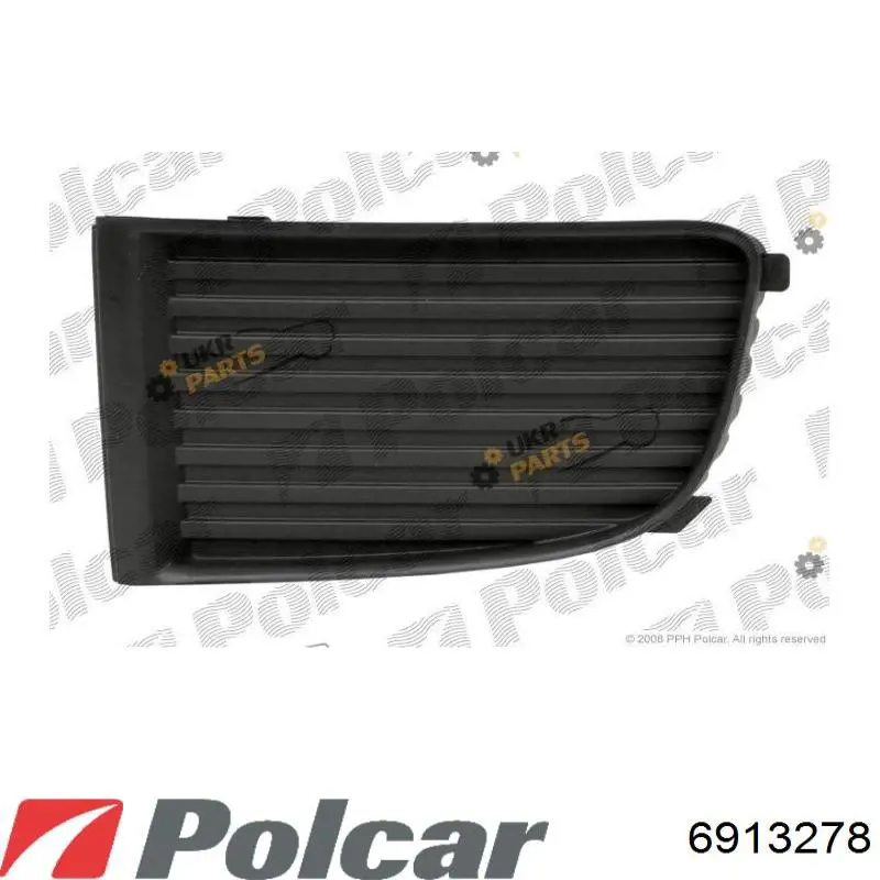 6913278 Polcar Заглушка протитуманки передньої правої