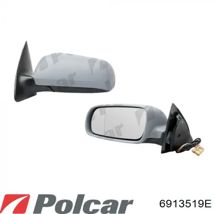 Праве бокове дзеркало Alkar 6126522