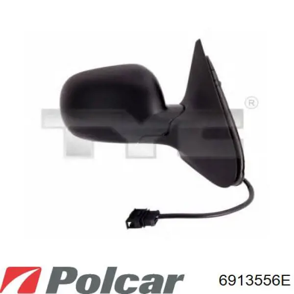 Скло дзеркала заднього виду, правого Polcar 6913556E ціна, від 270.00 UAH