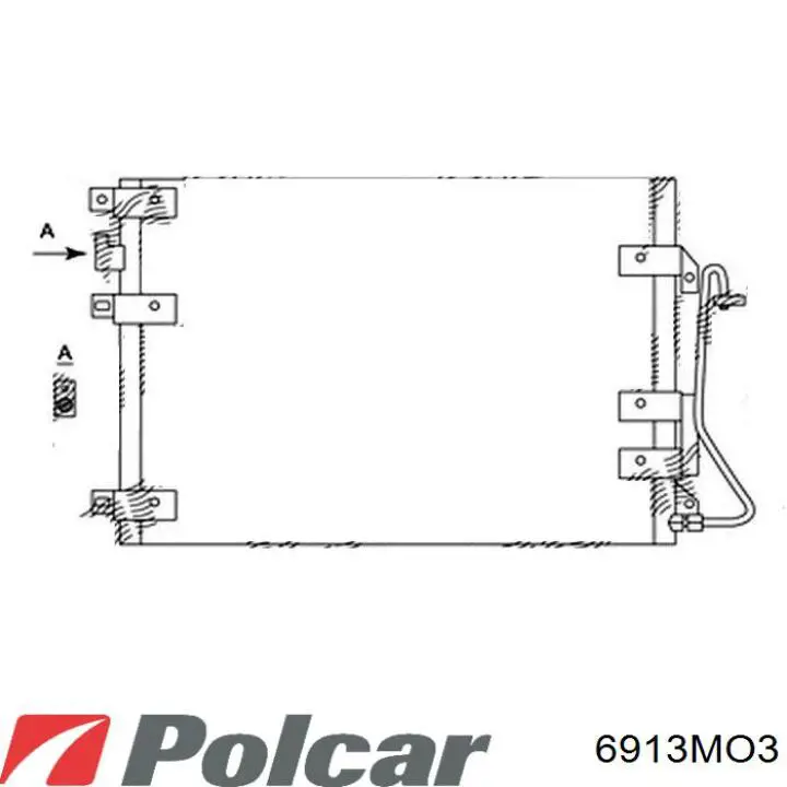 Купити 6913MO3 Polcar Захист двигуна