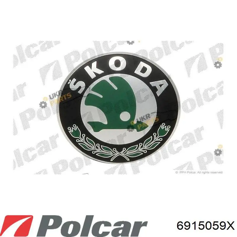 Купити 6915059X Polcar Емблема решітки радіатора