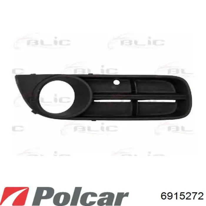 Заглушка, решітка протитуманних фар бампера переднього, права Polcar 6915272 ціна, від 3.69 USD