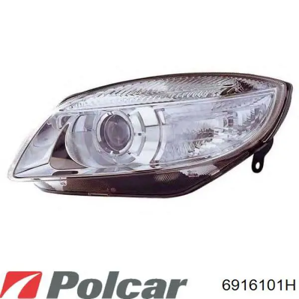 6916101H Polcar Фара правая