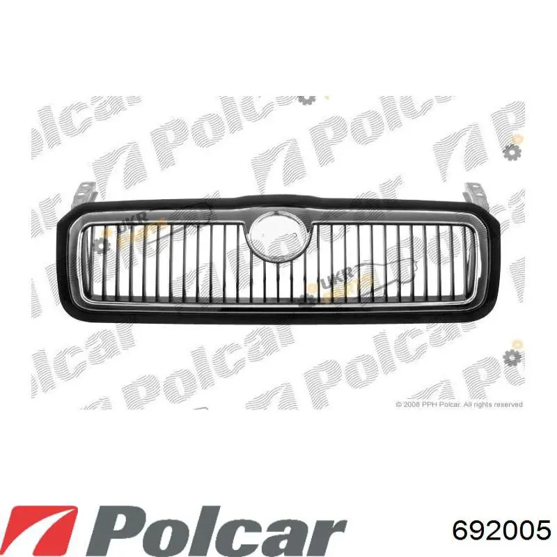 Купити 692005 Polcar Захисна решітка радіатора