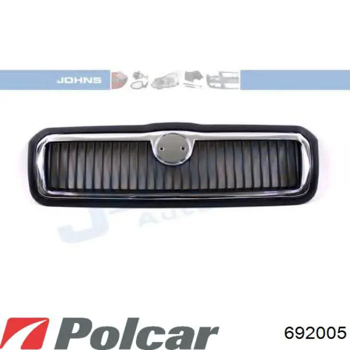 Решітка радіатора 692005 Polcar