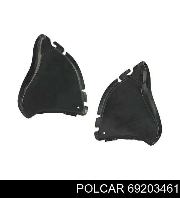 Дефлектор переднього бампера, лівий Polcar 69203461 ціна, від 6.04 USD