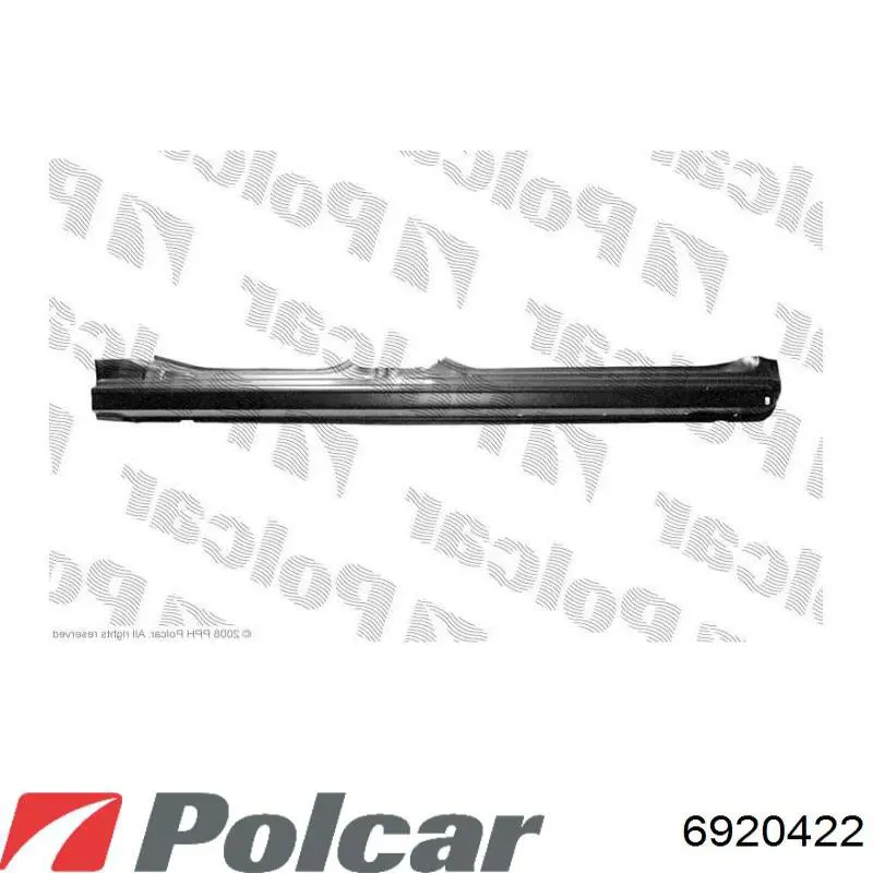 Поріг зовнішній правий 692042 Polcar