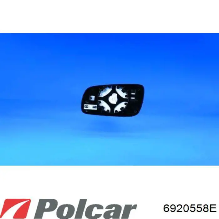 Дзеркальний елемент правого дзеркала заднього виду Polcar 6920558E ціна, від 8.46 USD