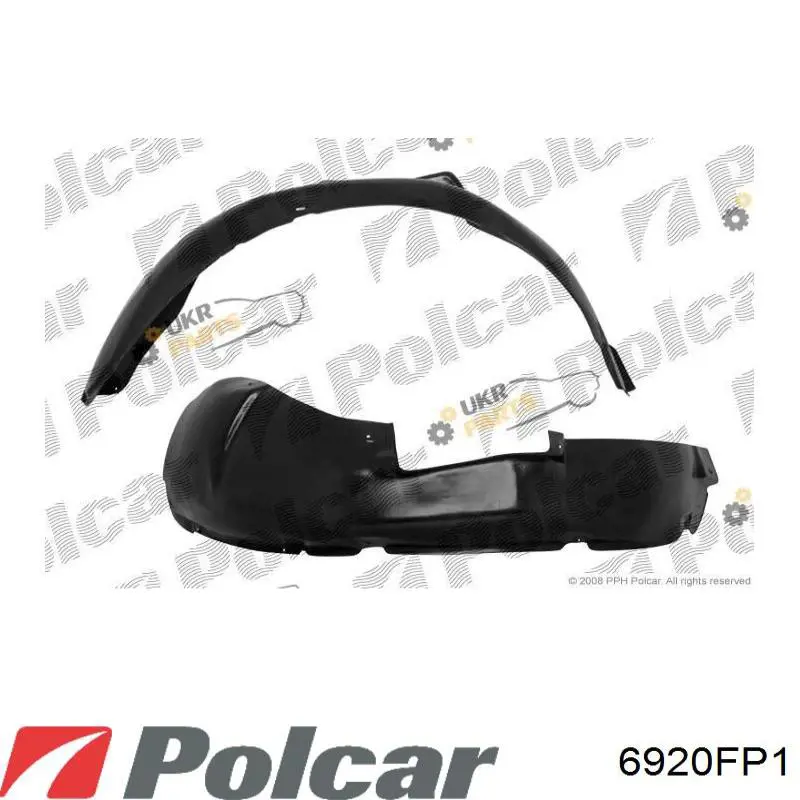 Подкрильнікі переднього крила, правий FPS FP6404388 ціна, від 12.89 USD