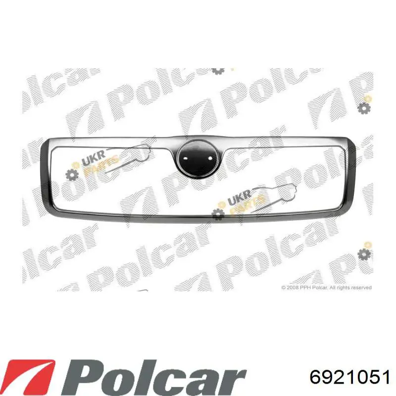 Купити 6921051 Polcar Захисна решітка радіатора