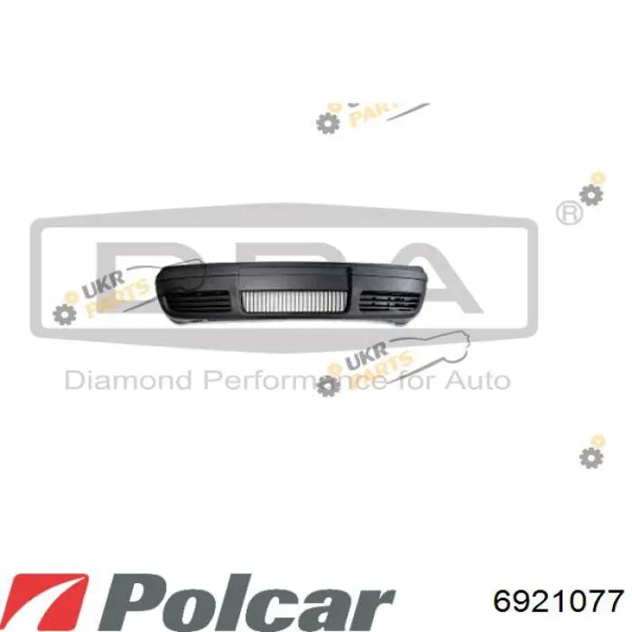6921077 Polcar Бампер передній в зборі