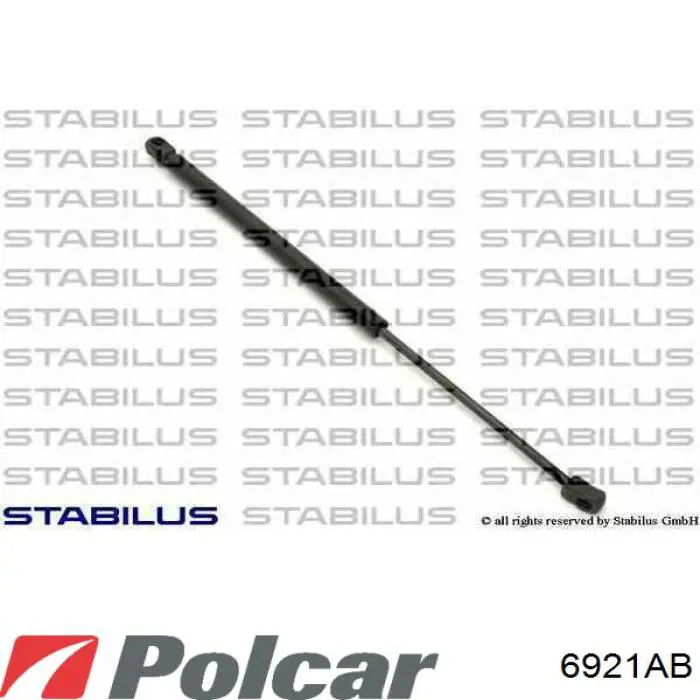 Амортизатор багажника 6921AB Polcar