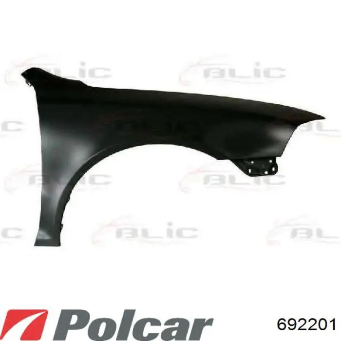 Ліве переднє крило Polcar 692201 ціна, від 45.66 USD