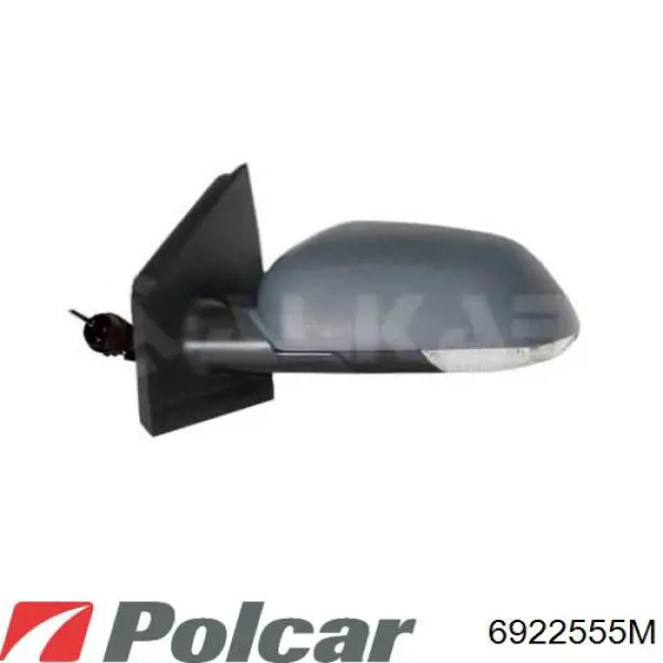 Дзеркальний елемент правого дзеркала заднього виду Polcar 6922555M ціна, від 6.71 USD