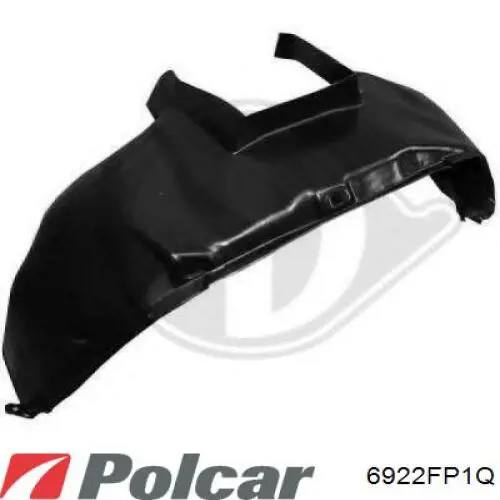 Підкрилок переднього крила, правий передній 6922FP1Q Polcar