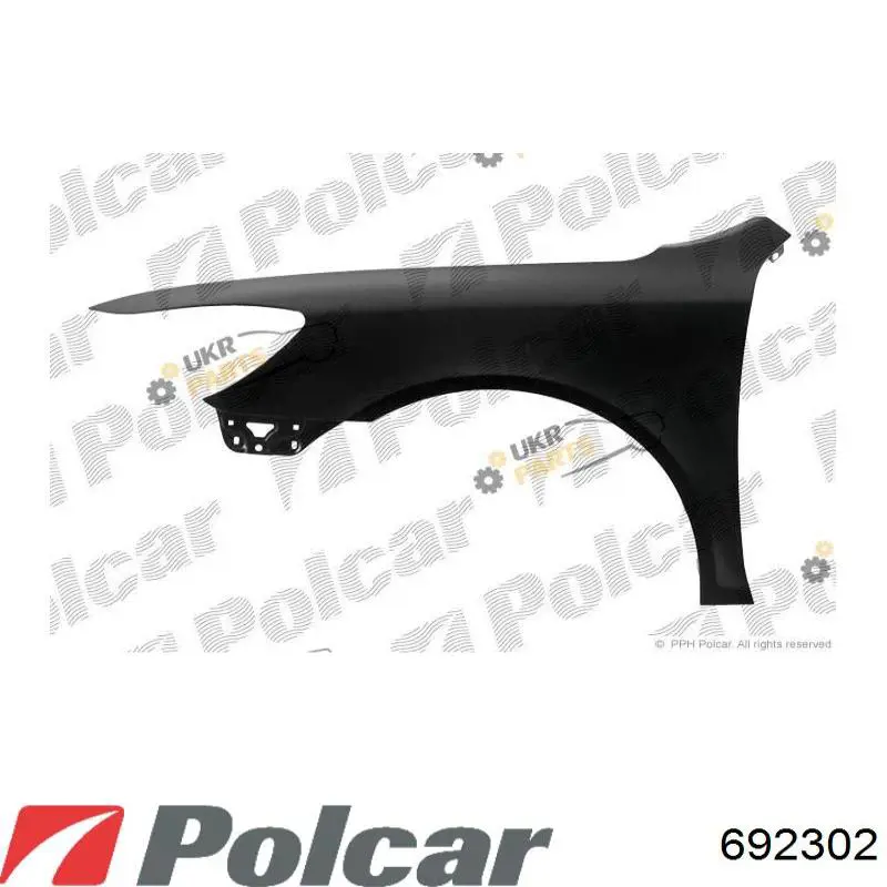 692302 Polcar Крило переднє праве