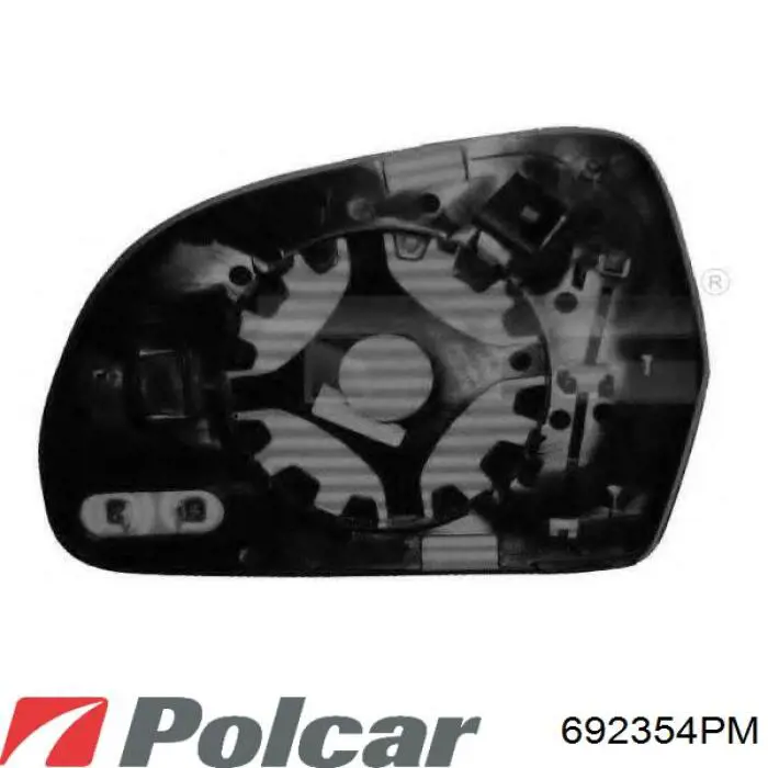 692354PM Polcar Дзеркало заднього виду, ліве