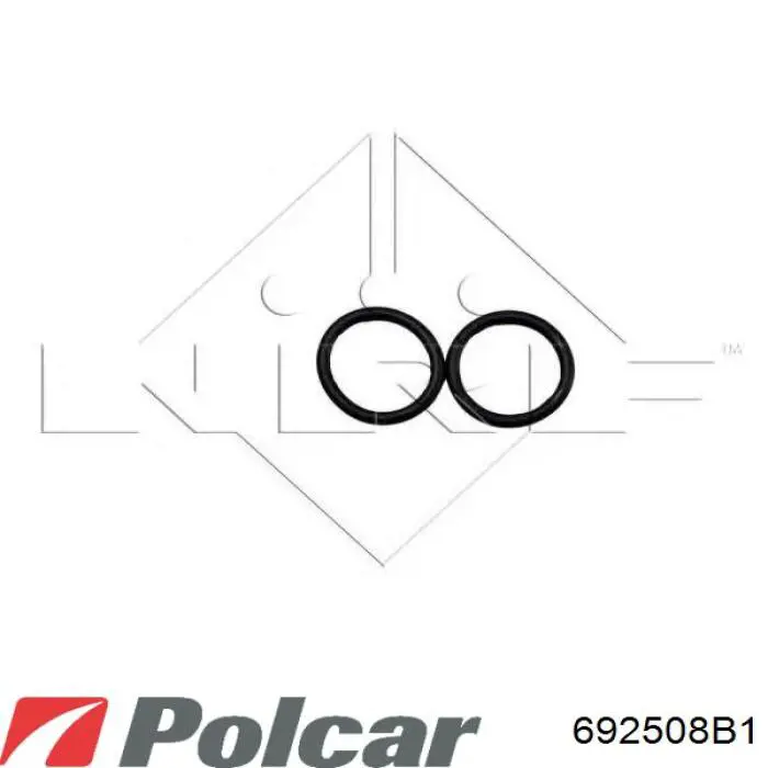 Купити 692508B1 Polcar Радіатор двигуна