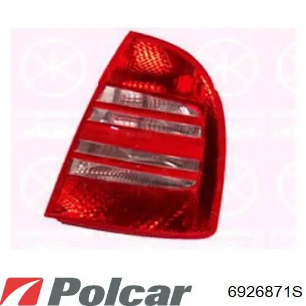 Ліхтар задній лівий, внутрішній 6926871S Polcar