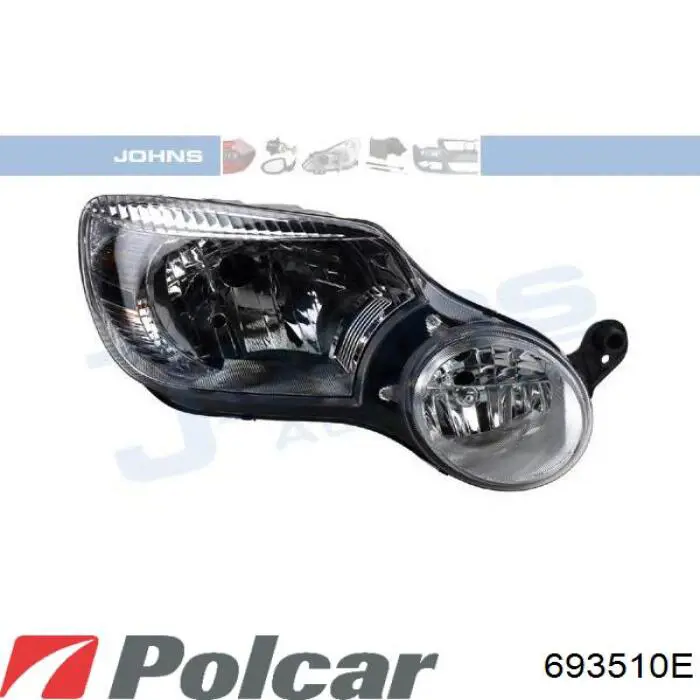 693510E Polcar Фара правая