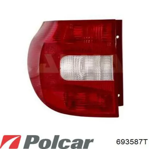 Ліхтар задній лівий Skoda Yeti позашляховик (5L) (2009 - 2017) ціна, від 56.02 USD