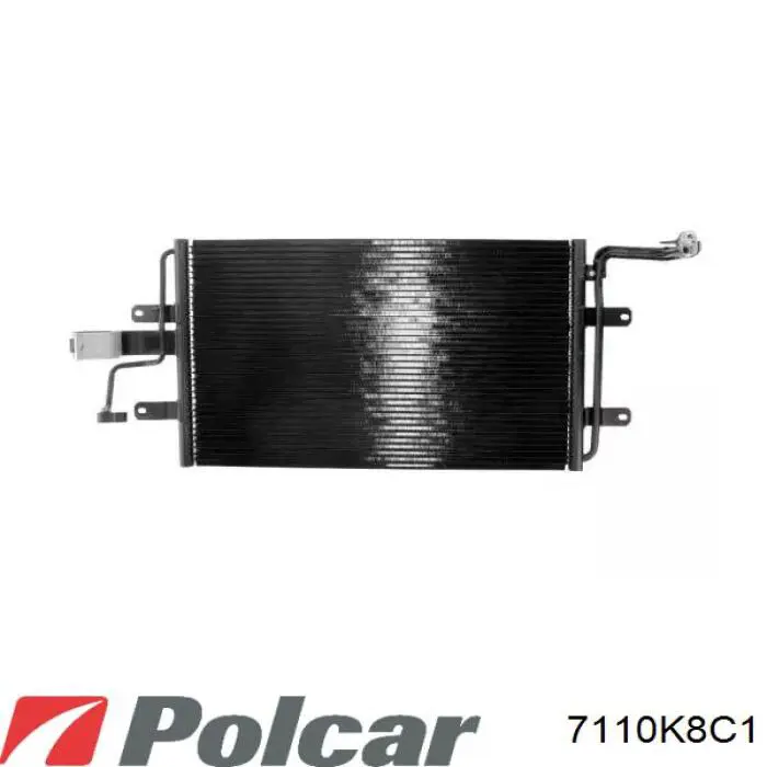 Радіатор кондиціонера 7110K8C1 Polcar