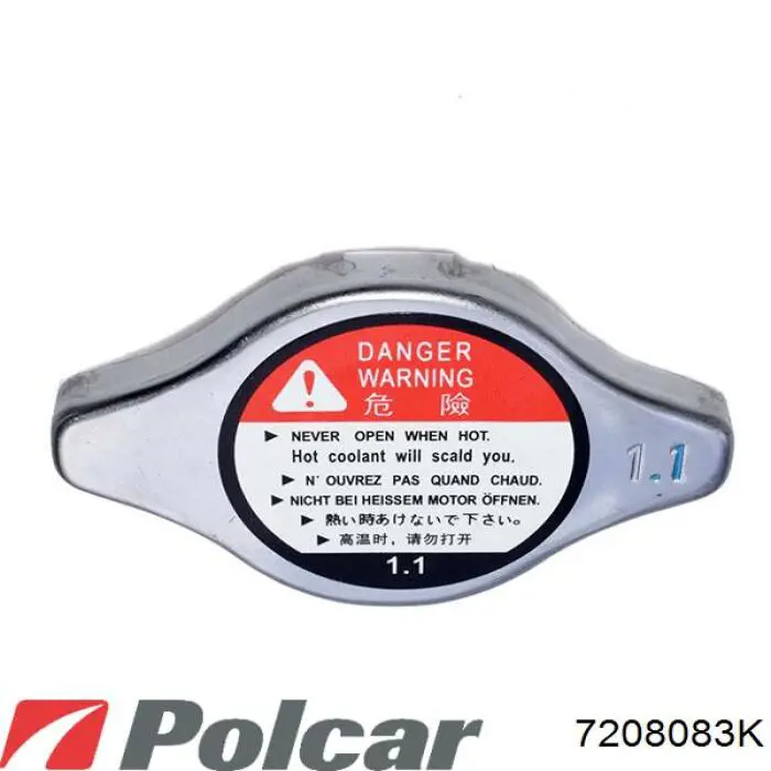 7208083K Polcar Радіатор охолодження двигуна