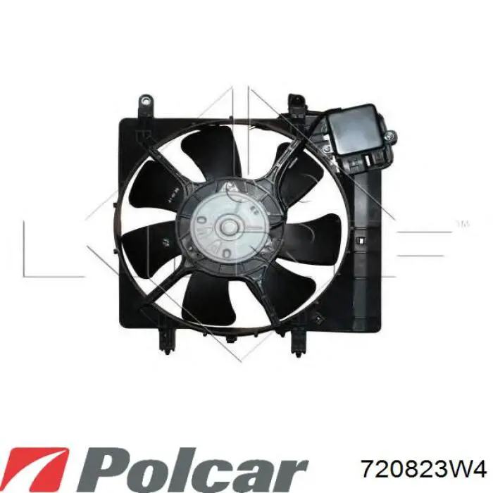 720823W4 Polcar дифузор радіатора охолодження, в зборі з двигуном і крильчаткою